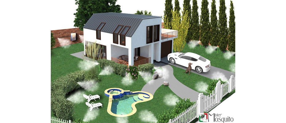 Zanzare no problem con l’impianto antizanzare Mister Mosquito e la nebulizzazione
